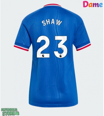Manchester United Luke Shaw #23 Replika Udebanetrøje Dame 2026-27 Kortærmet